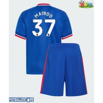 Manchester United Kobbie Mainoo #37 Bortedraktsett Barn 2026-27 Kortermet (+ Korte bukser)